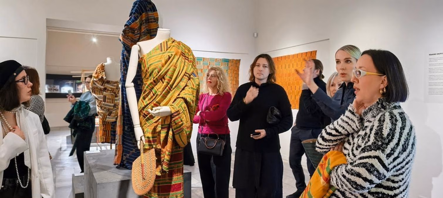 Russia-Africa Summit: Traditional Ashanti Kente on display in Moscow