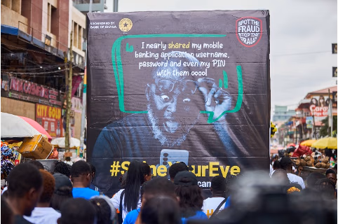 Ghana Association of Banks culminates #ShineYourEye anti-fraud roadshows with final public education float in accra