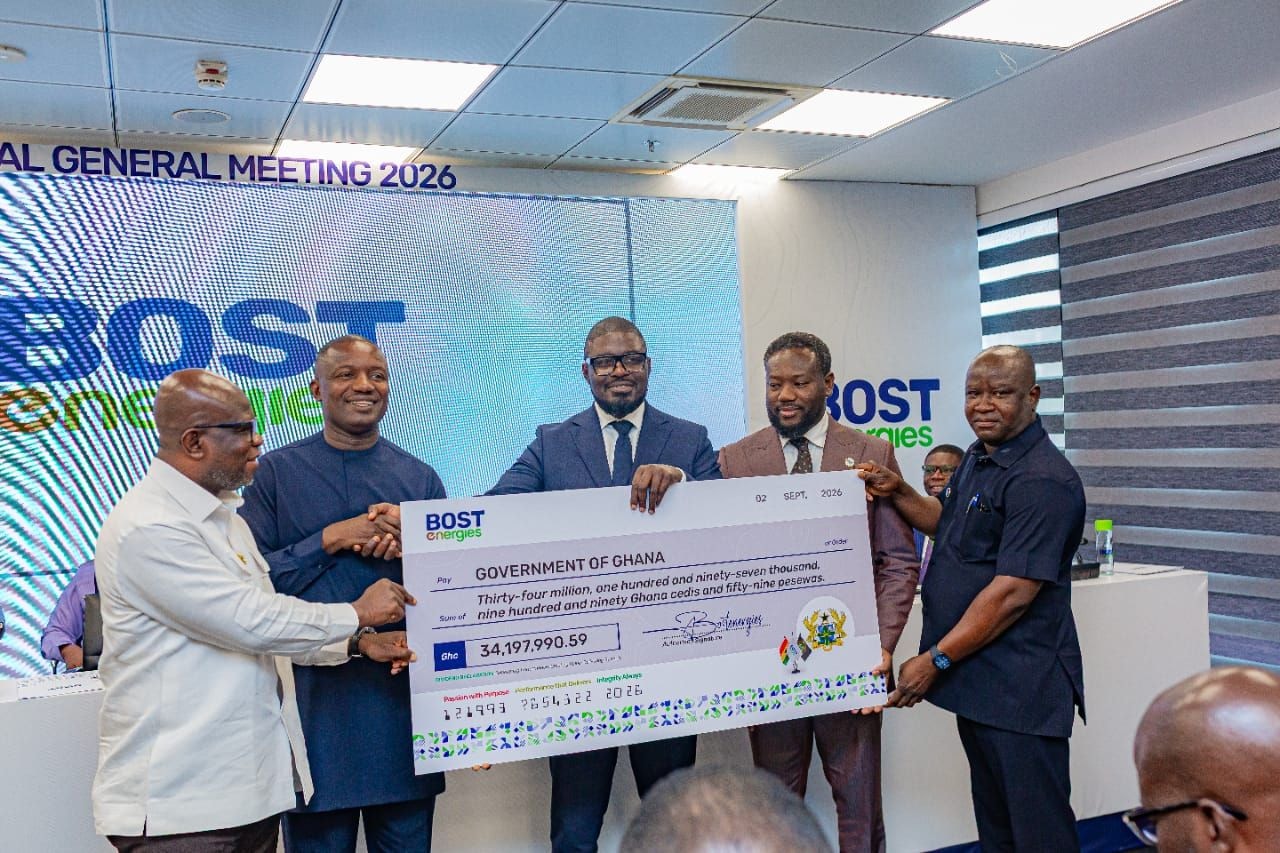BOSTenergies pays first-ever GH¢34.2m dividend to gov’t