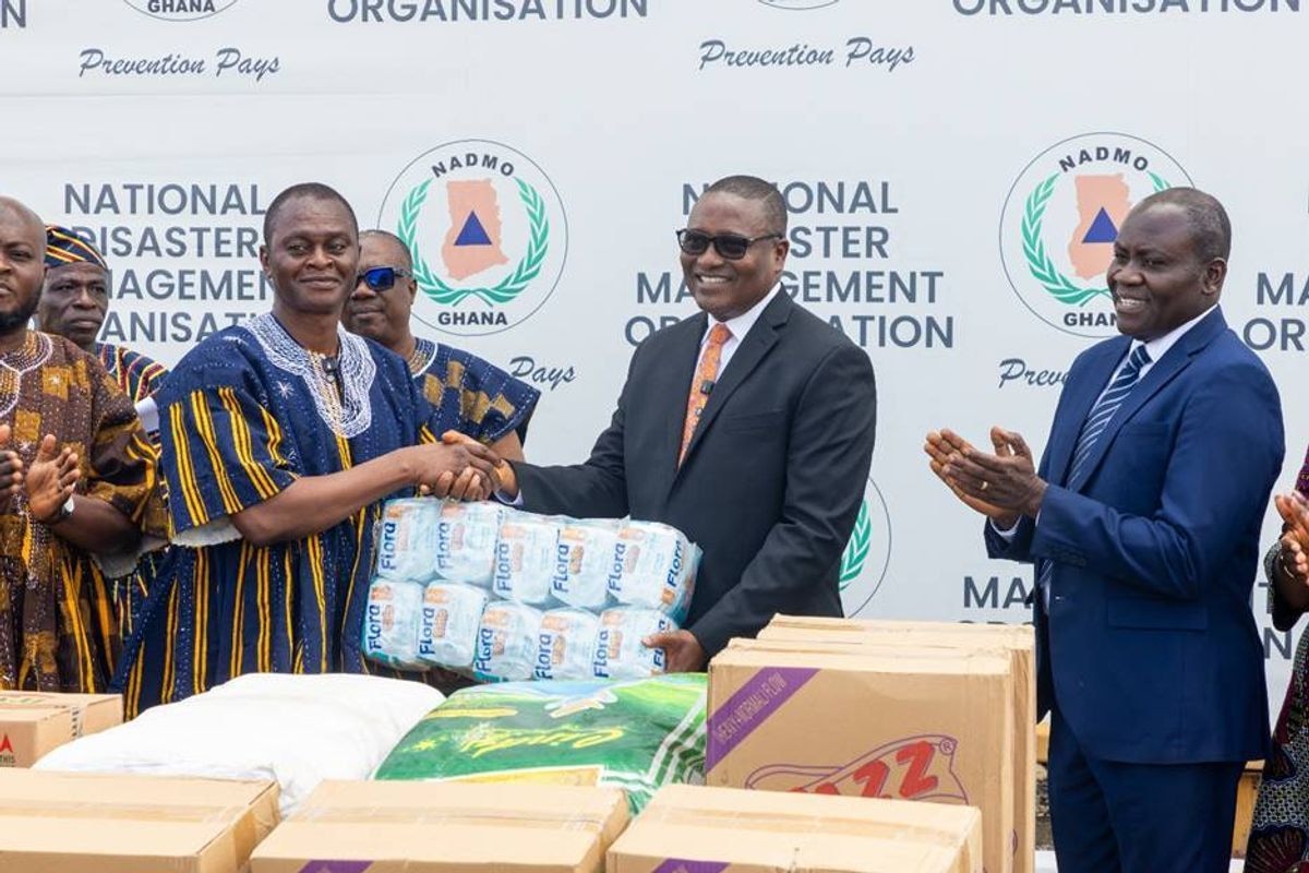 The Church of Jesus Christ of Latter-day Saints supports NADMO with US$300,000 relief items